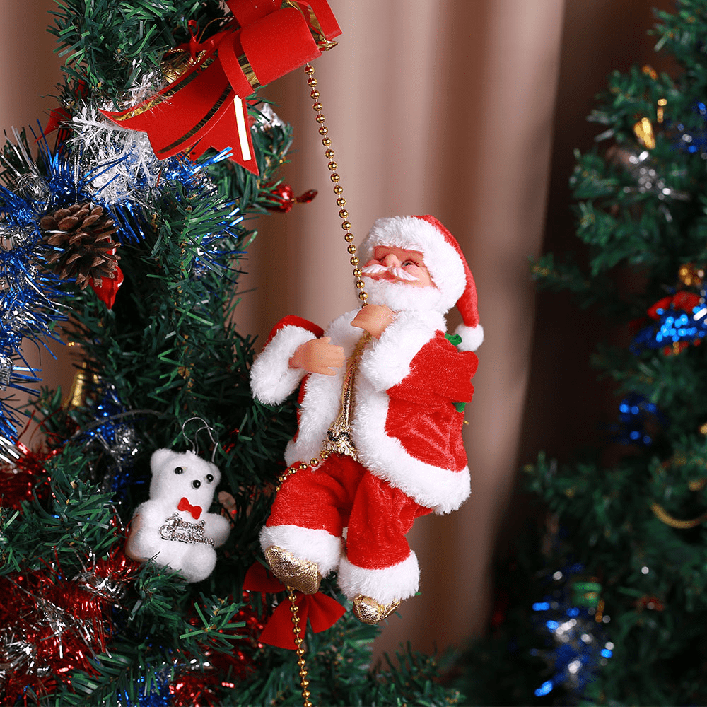 Klättrande Jultomte