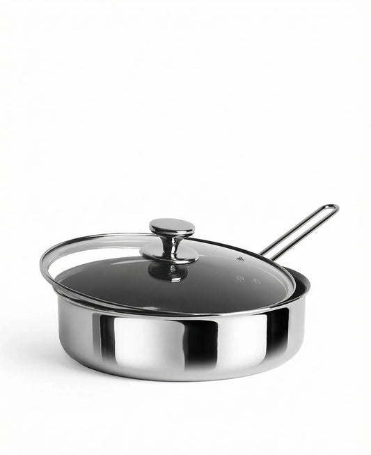 Traktörpanna med lock i stilren design från Jernverket - 28 cm