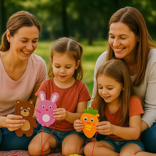 Säkert filt-djursset för att sy själv